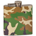 6 Oz. Camouflage Stainless Steel Flask